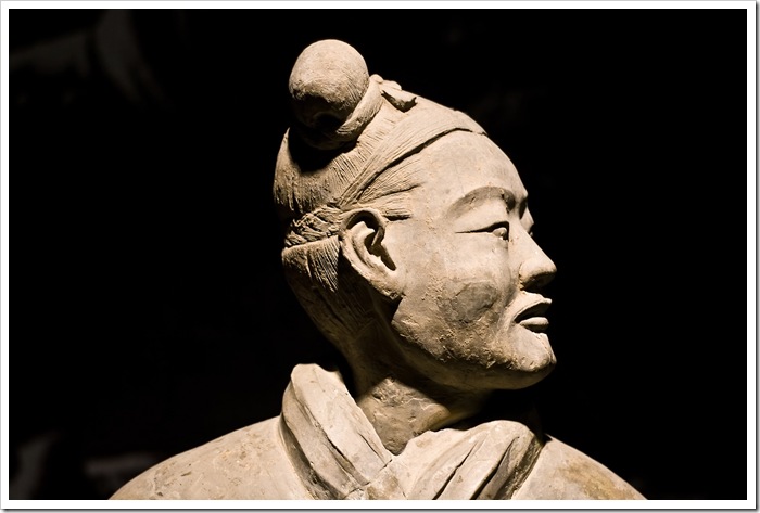 Armia terakotowa Terracotta Army Qin Shi Huang Xi'an Figury grobowe żołnierzy i koni Made in rpc Chiny Daniel Guzik Guziki Button